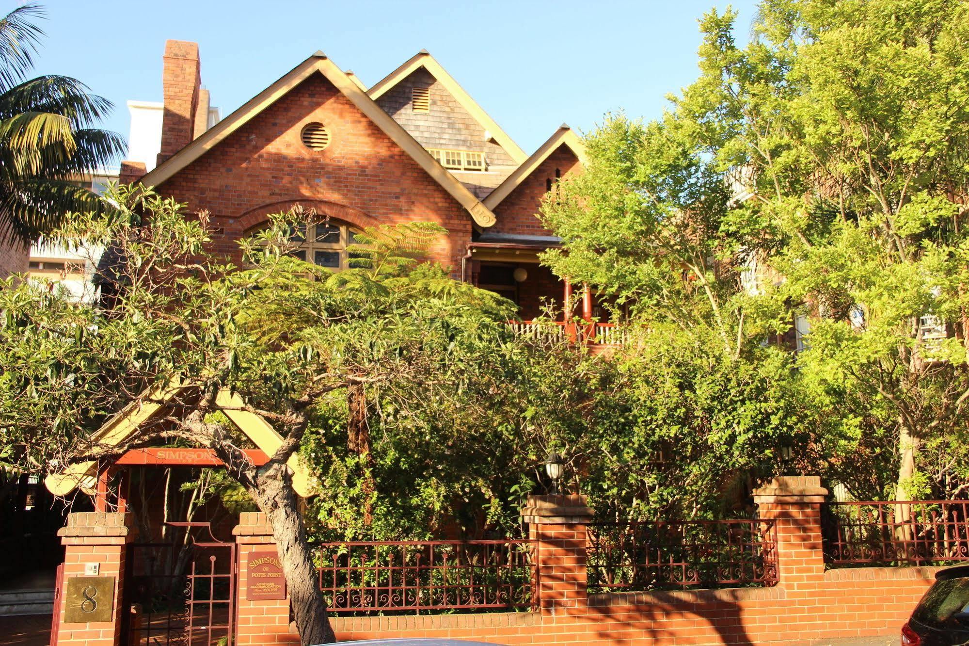 Simpsons Of Potts Point Hotel Sydney Ngoại thất bức ảnh